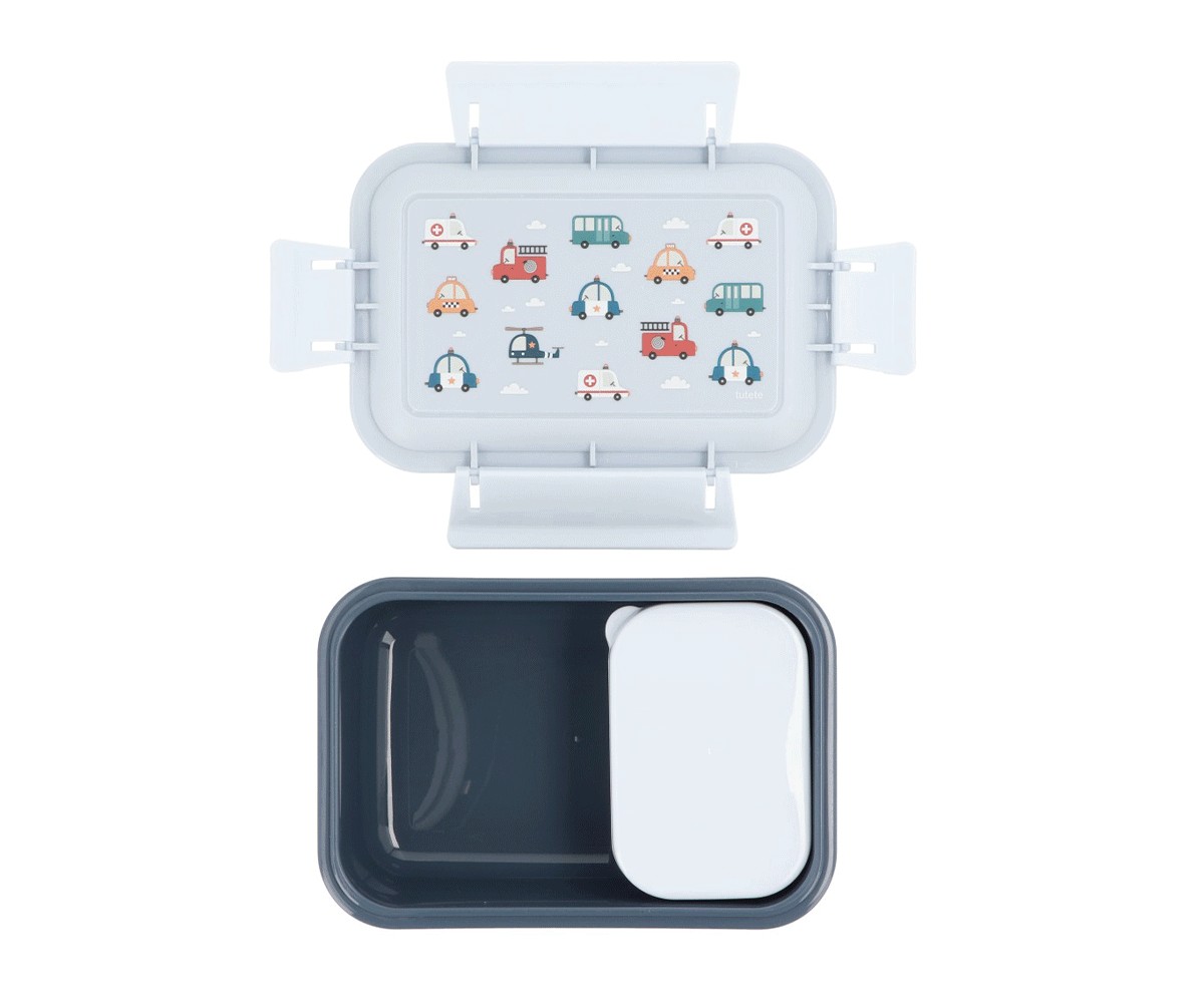 Caja Bento Infantil City Cars – Tutete Vuelta al Cole sin derrames 4 Caja Bento Infantil City Cars – Tutete Vuelta al Cole sin derrames