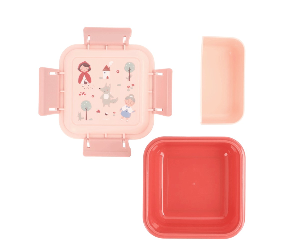 Caja de Almuerzo Infantil Grande Little Red – Tutete Comidas organizadas con encanto de cuento 3 Caja de Almuerzo Infantil Grande Little Red – Tutete Comidas organizadas con encanto de cuento