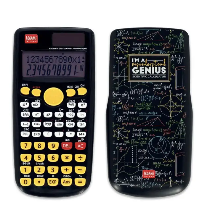 Calculadora científica Genius – Legami con 240 funciones y diseño moderno 2 Calculadora científica Genius – Legami con 240 funciones y diseño moderno