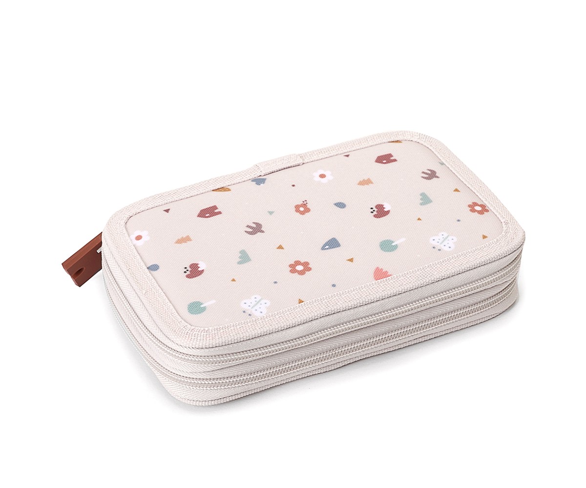 Estuche Plumier Doble Geometric Nature – Tutete Diseño retro con doble compartimento y exterior impermeable Estuche Plumier Doble Geometric Nature – Tutete Diseño retro con doble compartimento y exterior impermeable