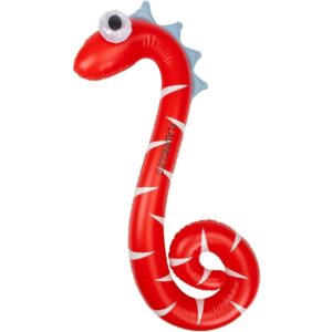 Flotador infantil rojo de PVC – Flamingueo resistente y cómodo para playa y piscina