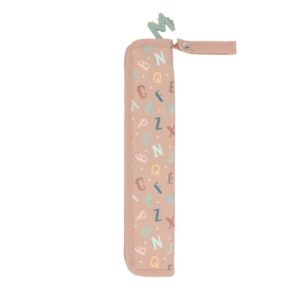 Funda para Flauta Infantil Funny Letters – Tutete Con cierre de cremallera y asa para colgar