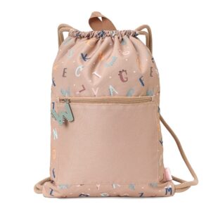 Mochila Saco Impermeable Personalizable Funny Letters – Tutete