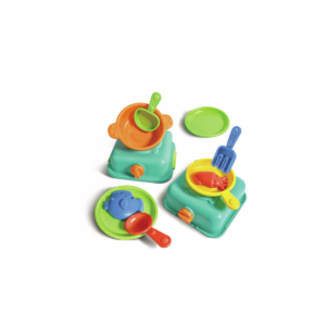 Sandy Chef – Set de cocina para arena – Hape – Cocina creativa para pequeños chefs desde 18 meses
