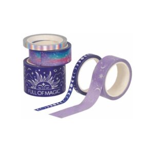 Set de 5 cintas adhesivas de papel Tape by Tape – Legami – Magique – Decoración mágica para tus creaciones
