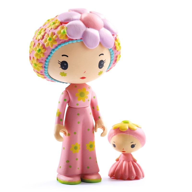 Tinyroom de Rose – Djeco Figurita Tinyly articulada con cama y bebé 2 Tinyroom de Rose – Djeco Figurita Tinyly articulada con cama y bebé