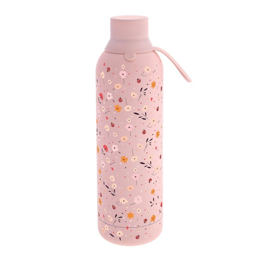 Aurea Bottle – Botella térmica de acero inoxidable 710ml – Floral Breeze – Frío 24h y calor 12h con agarre cómodo Aurea Bottle – Botella térmica de acero inoxidable 710ml – Floral Breeze – Frío 24h y calor 12h con agarre cómodo