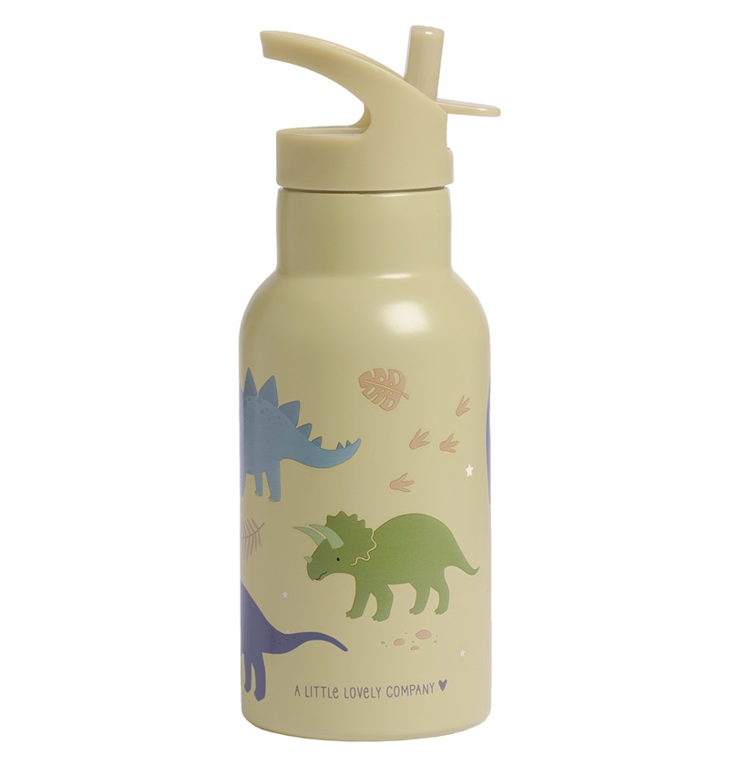 Botella Acero 350 ml Dinosaurios – Botella infantil térmica – A Little Lovely Company – Mantiene bebidas frías desde 3 años 2 Botella Acero 350 ml Dinosaurios – Botella infantil térmica – A Little Lovely Company – Mantiene bebidas frías desde 3 años