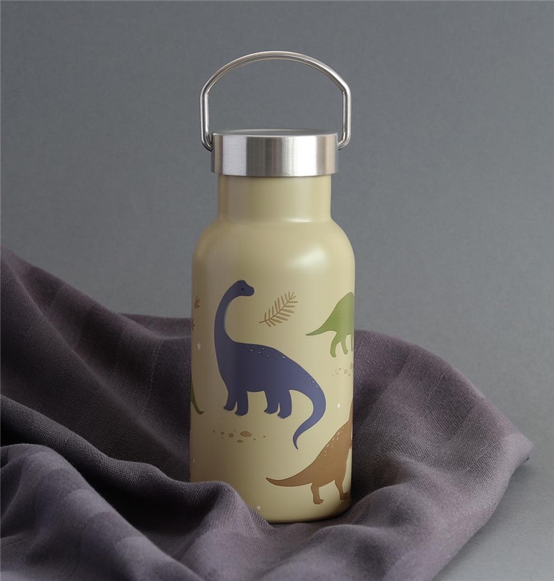 Botella Acero 350 ml Dinosaurios – Botella infantil térmica – A Little Lovely Company – Mantiene bebidas frías desde 3 años 6 Botella Acero 350 ml Dinosaurios – Botella infantil térmica – A Little Lovely Company – Mantiene bebidas frías desde 3 años