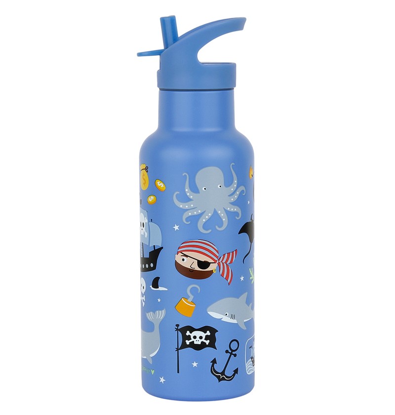 Botella Acero 500 ml Piratas – Botella infantil térmica grande – A Little Lovely Company – Mantiene bebidas frías desde 3 años 2 Botella Acero 500 ml Piratas – Botella infantil térmica grande – A Little Lovely Company – Mantiene bebidas frías desde 3 años