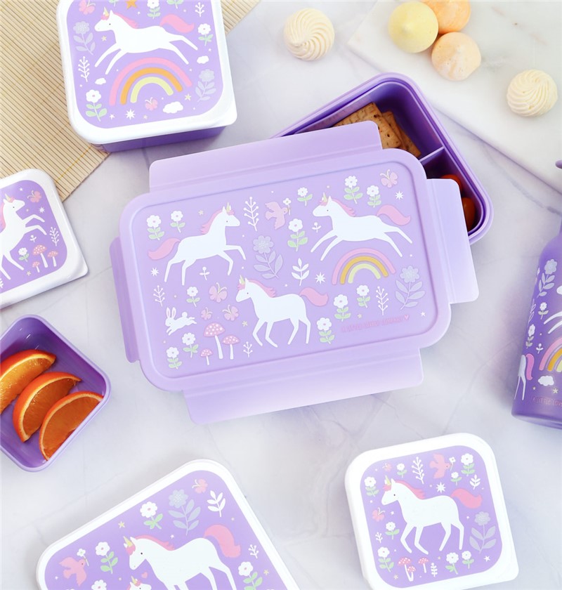 Caja Almuerzo Bento Unicornios – Fiambrera infantil compartimentada – A Little Lovely Company – Organización divertida para el cole 6 Caja Almuerzo Bento Unicornios – Fiambrera infantil compartimentada – A Little Lovely Company – Organización divertida para el cole