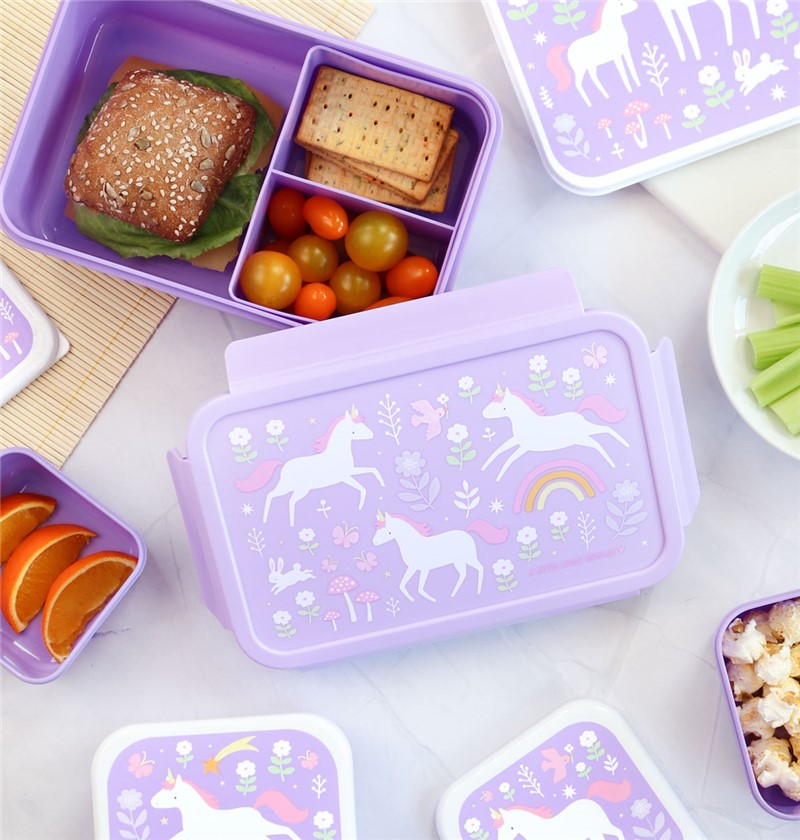 Caja Almuerzo Bento Unicornios – Fiambrera infantil compartimentada – A Little Lovely Company – Organización divertida para el cole 7 Caja Almuerzo Bento Unicornios – Fiambrera infantil compartimentada – A Little Lovely Company – Organización divertida para el cole