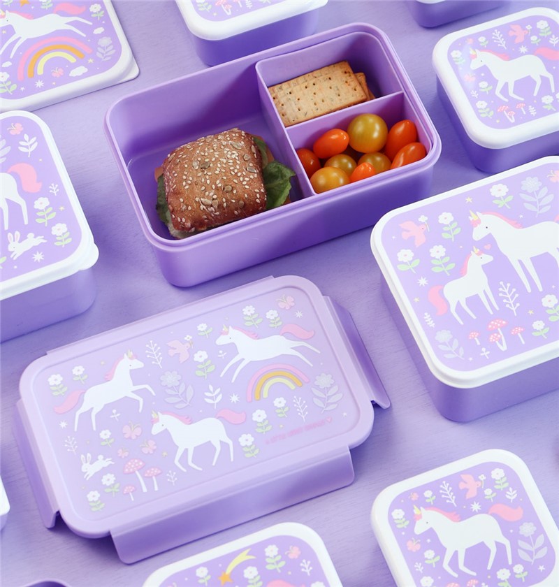 Caja Almuerzo Bento Unicornios – Fiambrera infantil compartimentada – A Little Lovely Company – Organización divertida para el cole 8 Caja Almuerzo Bento Unicornios – Fiambrera infantil compartimentada – A Little Lovely Company – Organización divertida para el cole