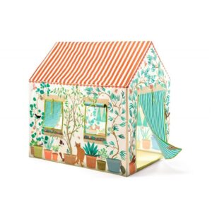 Casa de Fiesta Jardín de Djeco – Cabaña infantil tipo tipi fácil de montar