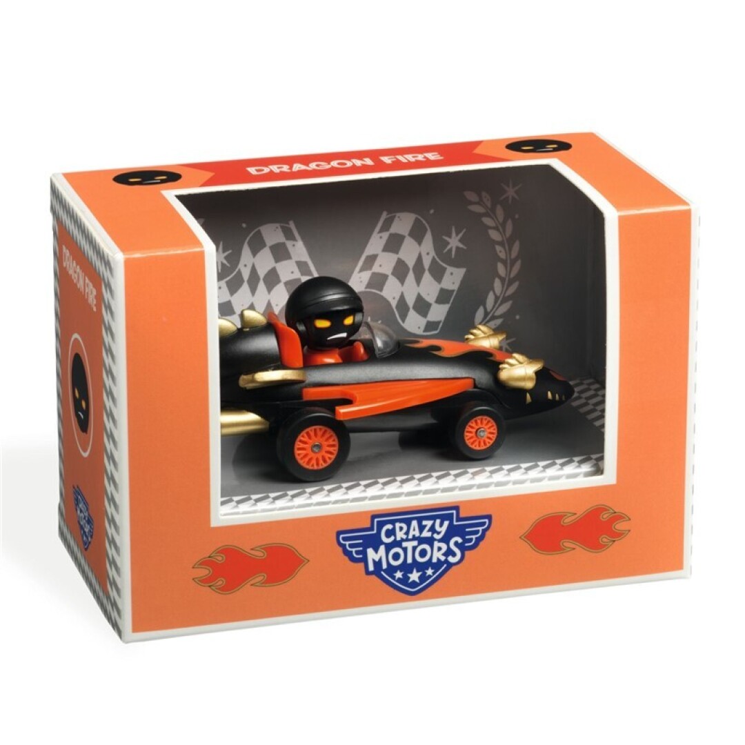 Coche de Metal Dragon Fire Crazy Motors de Djeco Coche de Metal Dragon Fire Crazy Motors de Djeco