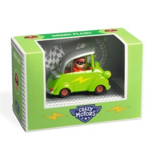 Coche de Metal Green Flash Crazy Motors de Djeco