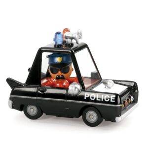 Coche de Metal Hurry Police Crazy Motors de Djeco