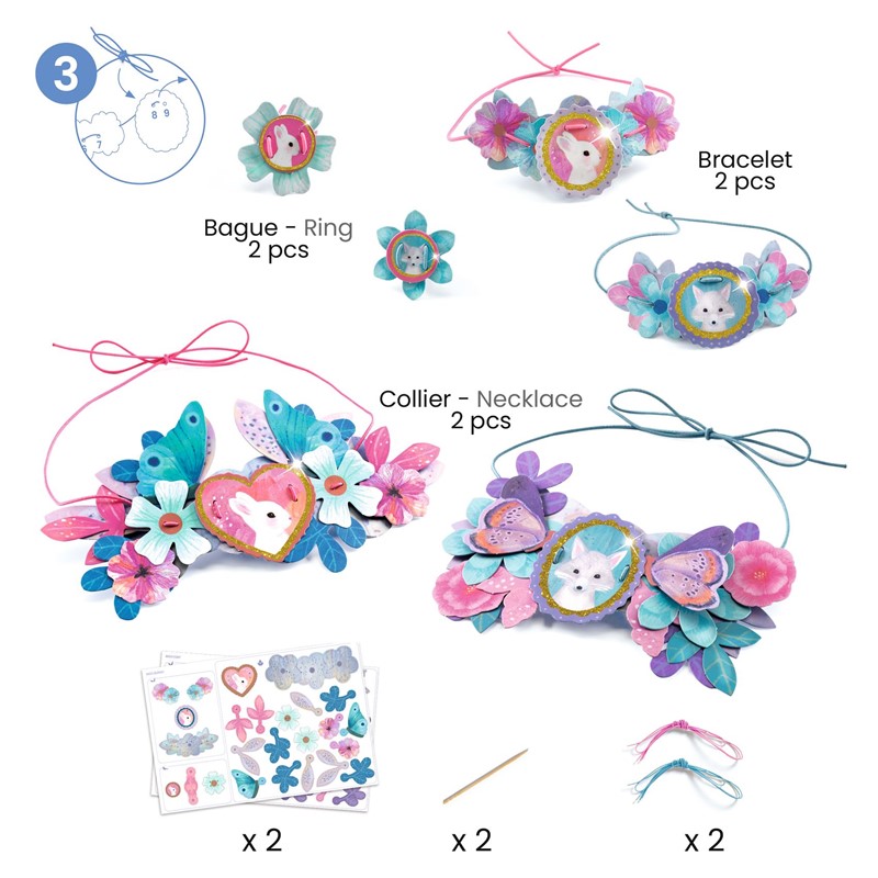 DIY Nymphea – Kit Creativo 5 Actividades Manuales Djeco 5 DIY Nymphea – Kit Creativo 5 Actividades Manuales Djeco