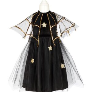 Disfraz Evilian – Vestido oscuro con detalles brillantes – Souza – Para niñas de 3 a 4 años (98–104 cm)