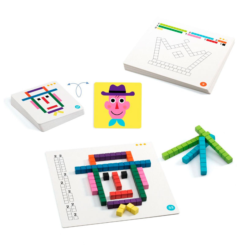 Eduludo Batonnix - Juego de construcción con palitos para desarrollar lógica y creatividad 2 Eduludo Batonnix - Juego de construcción con palitos para desarrollar lógica y creatividad