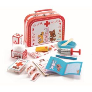 Imitación Maletín Bododoudou – Juego de veterinario en estuche – Djeco – Desde 4 años
