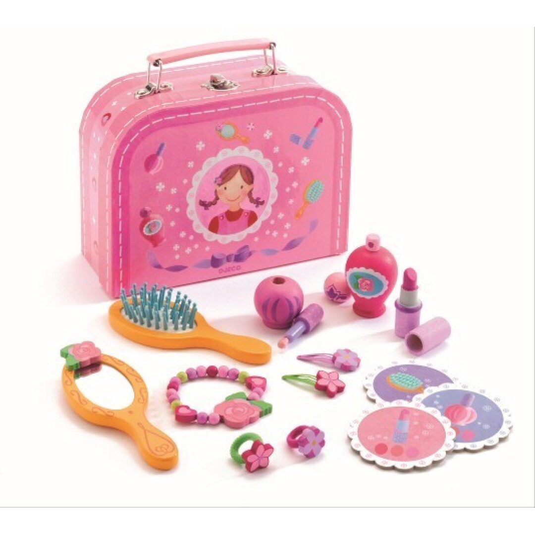 Imitación Mi Maletín de Belleza – Juego simbólico con accesorios de tocador – Djeco – Desde 4 años Imitación Mi Maletín de Belleza – Juego simbólico con accesorios de tocador – Djeco – Desde 4 años