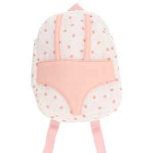Mochila para Muñecas Strawberries Blanca