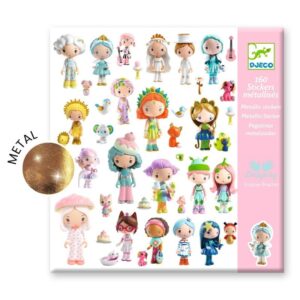 Pegatinas El Pequeño Mundo de las Tinyly de Djeco – 130 pegatinas decorativas