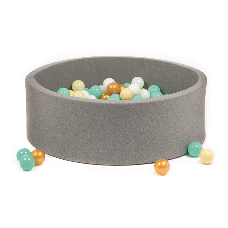 Piscina de bolas redonda – Ludi – Zona de juego sensorial y segura desde 6 meses 2 Piscina de bolas redonda – Ludi – Zona de juego sensorial y segura desde 6 meses