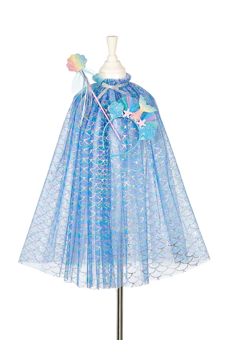 Set Marlya Mermaid – Capa de sirena con tiara y varita – Souza – Para niñas de 3 a 4 años (98–104 cm) Set Marlya Mermaid – Capa de sirena con tiara y varita – Souza – Para niñas de 3 a 4 años (98–104 cm)