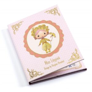 Tinyly Miss Lilypink de Djeco – Pegatinas reutilizables para vestir muñeca Tinyly