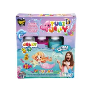 Tuban Tubi Jelly Sirena – Kit sensorial 3 colores para crear figuras – Juego creativo desde 5 años