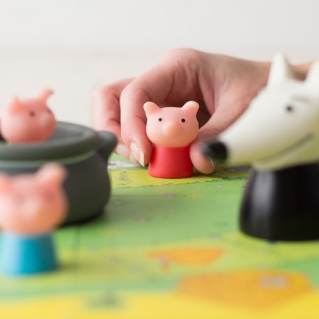 Woolfy – Juego cooperativo El lobo y los tres cerditos – Djeco – Estrategia en equipo para niños desde 5 años 5 Woolfy – Juego cooperativo El lobo y los tres cerditos – Djeco – Estrategia en equipo para niños desde 5 años