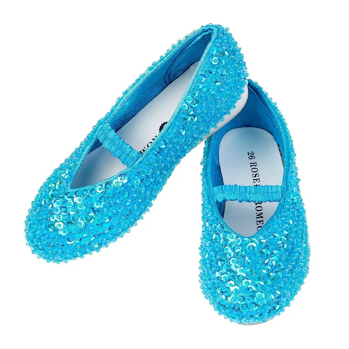 Zapatos Lily – Tacón bajo con lentejuelas azul brillante – Souza Zapatos Lily – Tacón bajo con lentejuelas azul brillante – Souza