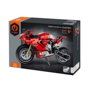 iMMaster Motocicleta roja – Set de construcción 557 piezas – Ingeniería creativa desde 8 años