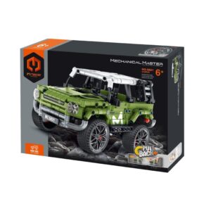 iMMaster Todoterreno 4x4 Verde – Set de construcción de 474 piezas – Vehículo motorizado para montar desde 6 años