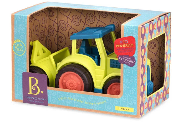 B. Tractor con remolque – Vehículo de arrastre – B. Toys – Diversión desde 1 año 4 B. Tractor con remolque – Vehículo de arrastre – B. Toys – Diversión desde 1 año