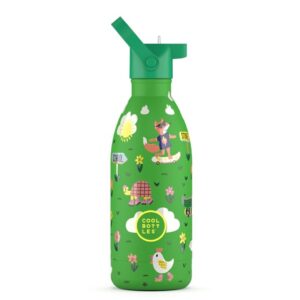 Botella Infantil de Acero Cool Bottles Kids Rolling Skaters 500 ml – Resistente y sostenible