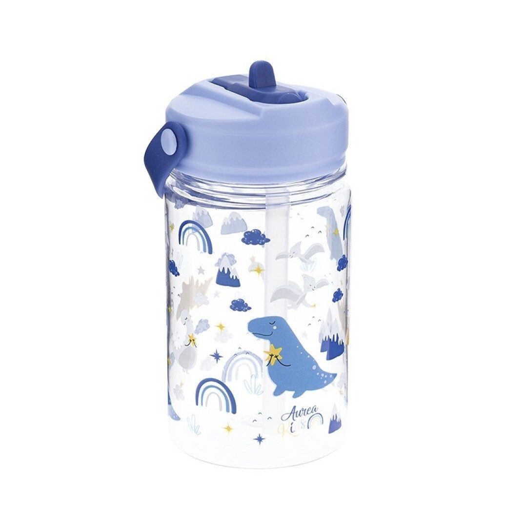 Botella Tritán Infantil Dinos 350 ml – Con pajita y tapón antifugas Botella Tritán Infantil Dinos 350 ml – Con pajita y tapón antifugas