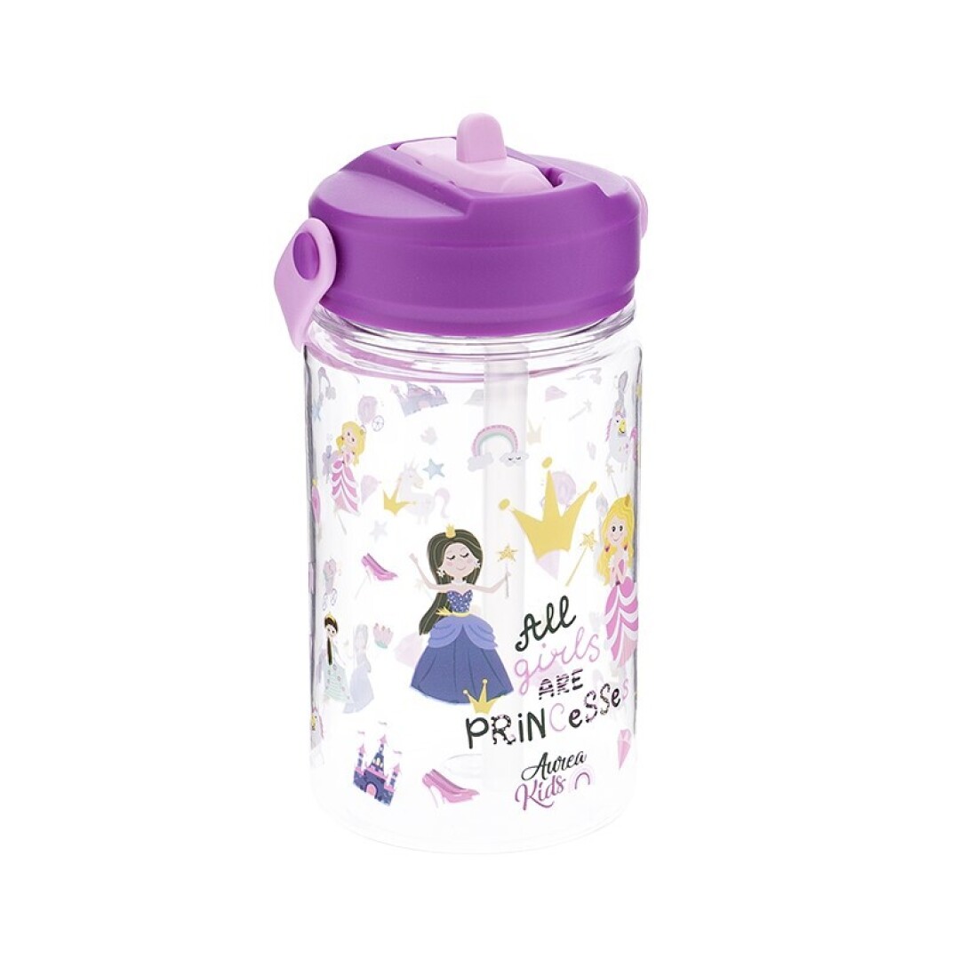 Botella Tritán Infantil Princess 350 ml – Con pajita y tapón antifugas Botella Tritán Infantil Princess 350 ml – Con pajita y tapón antifugas