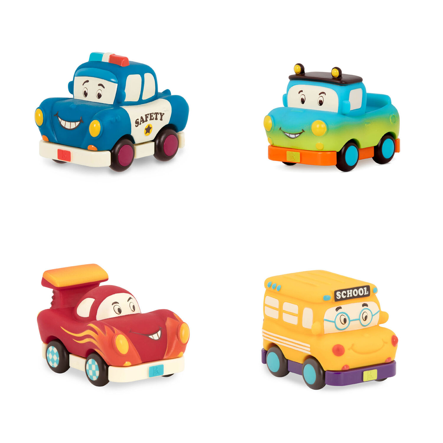 Mini Wheeee-ls B. Toys – Vehículos blandos para bebés – Desde 12 meses – Juego libre y seguro Mini Wheeee-ls B. Toys – Vehículos blandos para bebés – Desde 12 meses – Juego libre y seguro