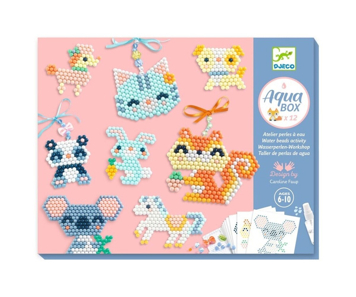 Taller Perlas Amigos Peludos – Manualidades con cuentas de agua – Djeco – Desde 6 años Taller Perlas Amigos Peludos – Manualidades con cuentas de agua – Djeco – Desde 6 años