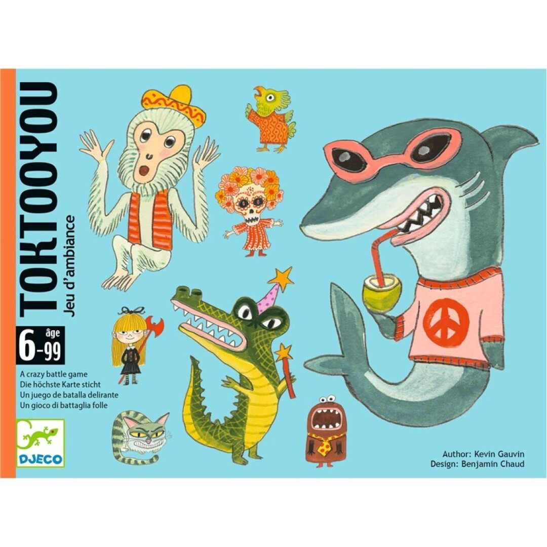 TokTooYou – Juego de cartas de memoria y rapidez – Djeco – Desde 6 años TokTooYou – Juego de cartas de memoria y rapidez – Djeco – Desde 6 años