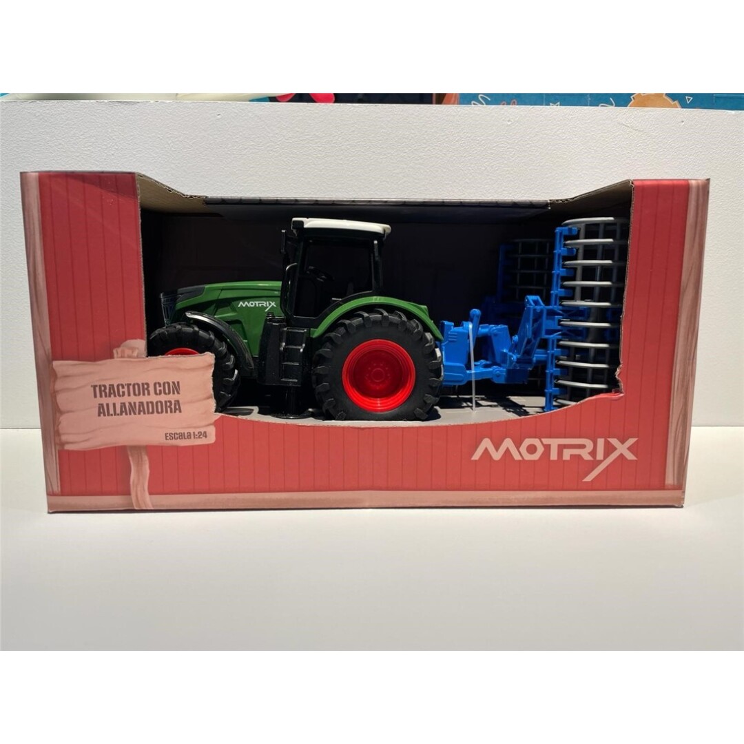 Tractor con allanadora Motrix – Vehículo agrícola de juguete – Desde 3 años – Juego simbólico con rodillo trasero Tractor con allanadora Motrix – Vehículo agrícola de juguete – Desde 3 años – Juego simbólico con rodillo trasero