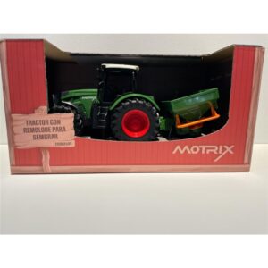 Tractor con remolque para sembrar Motrix – Vehículo agrícola de juguete – Desde 3 años – Juego simbólico al aire libre