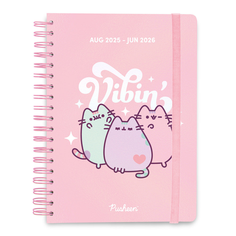 Agenda escolar 2025-2026 sv 12m Pusheen Agenda escolar 2025-2026 s/v 12m Pusheen