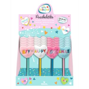 Bolígrafo de gel con peluche fantasía – Papelería creativa – Escritura divertida y original