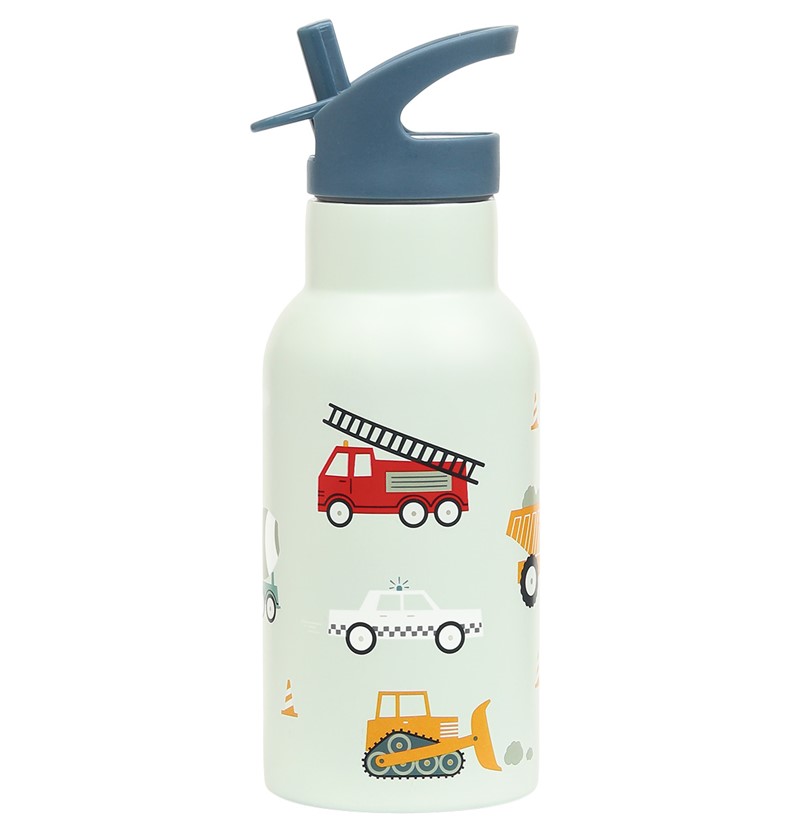 Botella de Acero Infantil A Little Lovely Company Vehículos 350 ml – Isotérmica y con pajita 2 Botella de Acero Infantil A Little Lovely Company Vehículos 350 ml – Isotérmica y con pajita