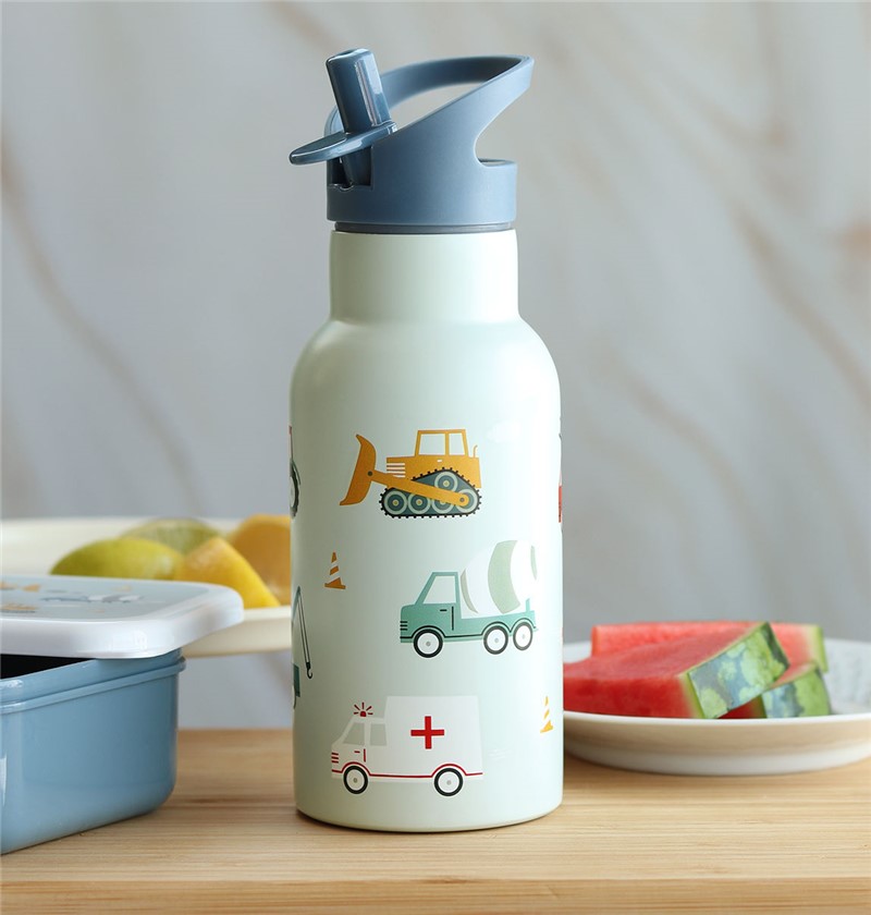 Botella de Acero Infantil A Little Lovely Company Vehículos 350 ml – Isotérmica y con pajita 5 Botella de Acero Infantil A Little Lovely Company Vehículos 350 ml – Isotérmica y con pajita