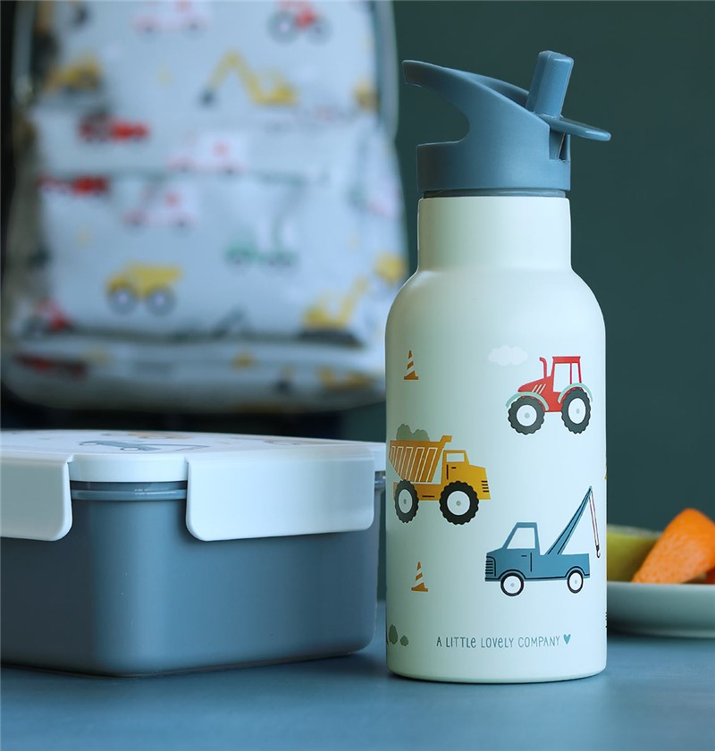 Botella de Acero Infantil A Little Lovely Company Vehículos 350 ml – Isotérmica y con pajita 7 Botella de Acero Infantil A Little Lovely Company Vehículos 350 ml – Isotérmica y con pajita